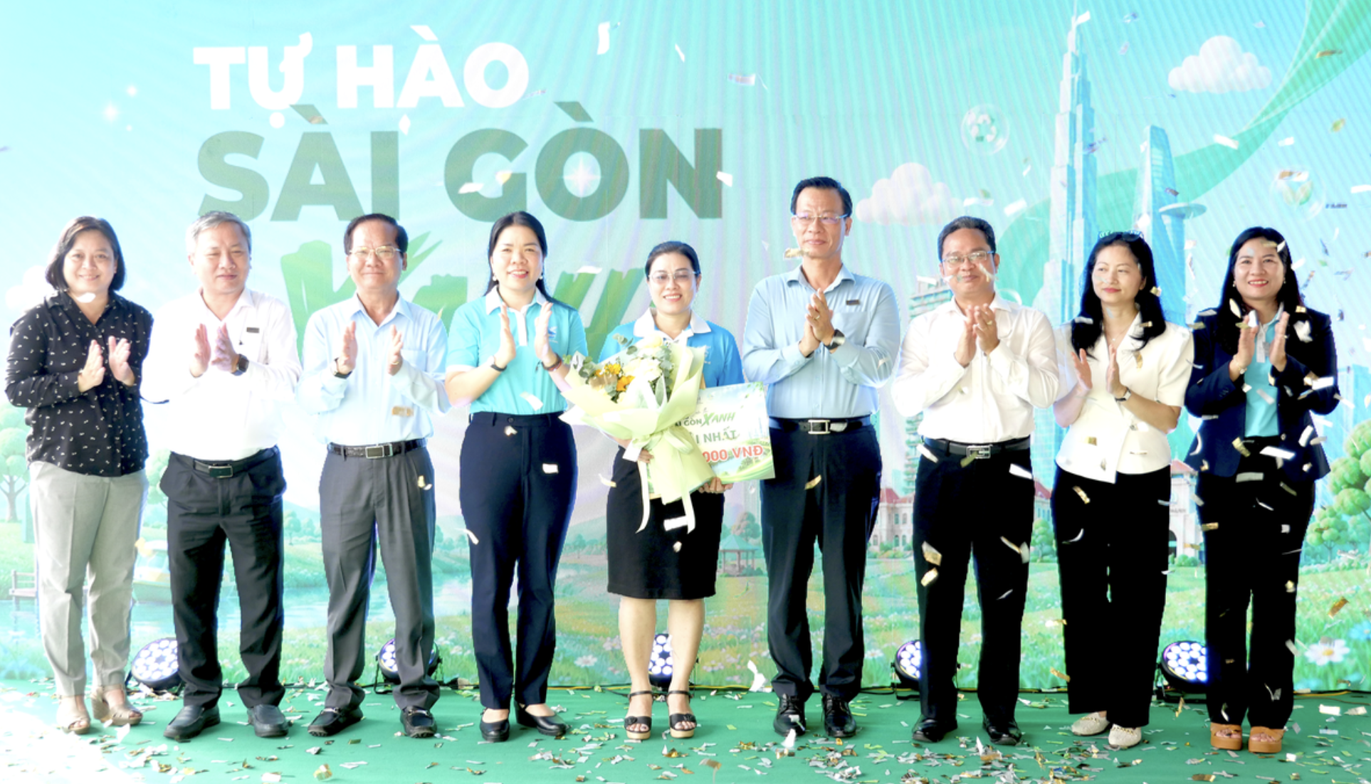 Women in Ho Chi Minh City join hands to build a green, clean, and environmentally friendly city.