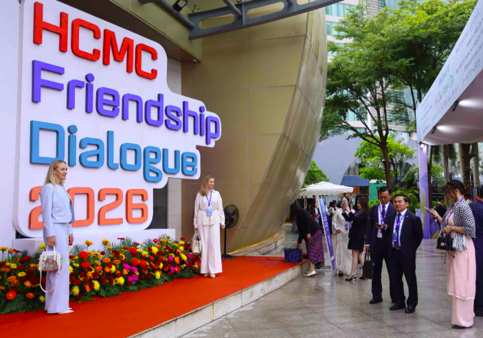 Colorful experiential space on the sidelines of the Ho Chi Minh City Friendship Dialogue 2026